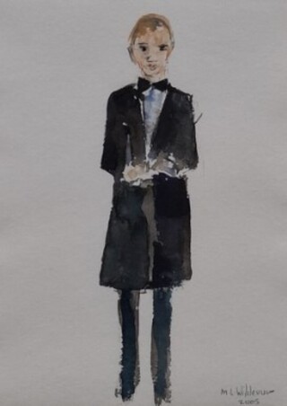 Aquarel, Maya Wildevuur (1944-2023), Orkest 18, 2005